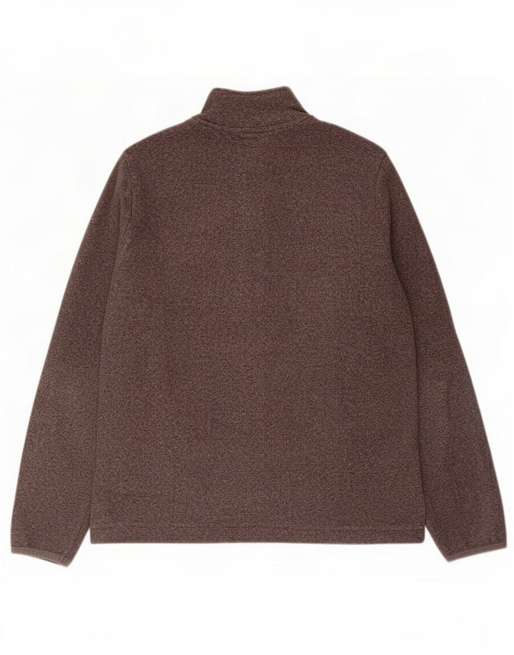 Marks & Spencer Chaqueta polar para mujer UK 44 Poliéster gris grande