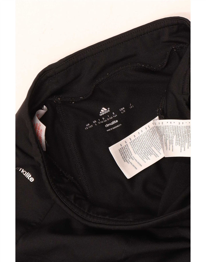 Adidas Chicos Climalite Capri Pantalones Chándal 13-14 Años Negro Poliéster