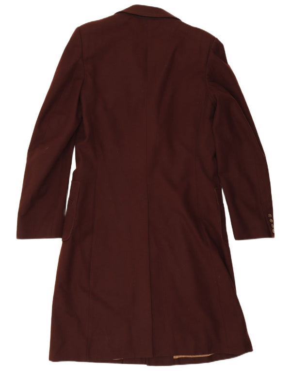 Vintage hombres abrigo Reino Unido 36 pequeño marrón