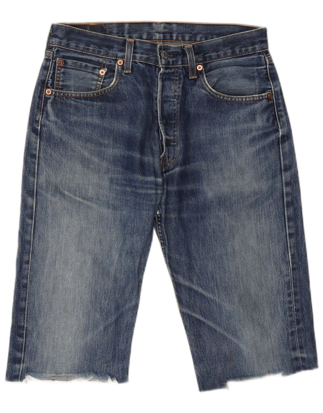 LEVI'S Bermudas vaqueras 501 para hombre W32 Algodón azul medio