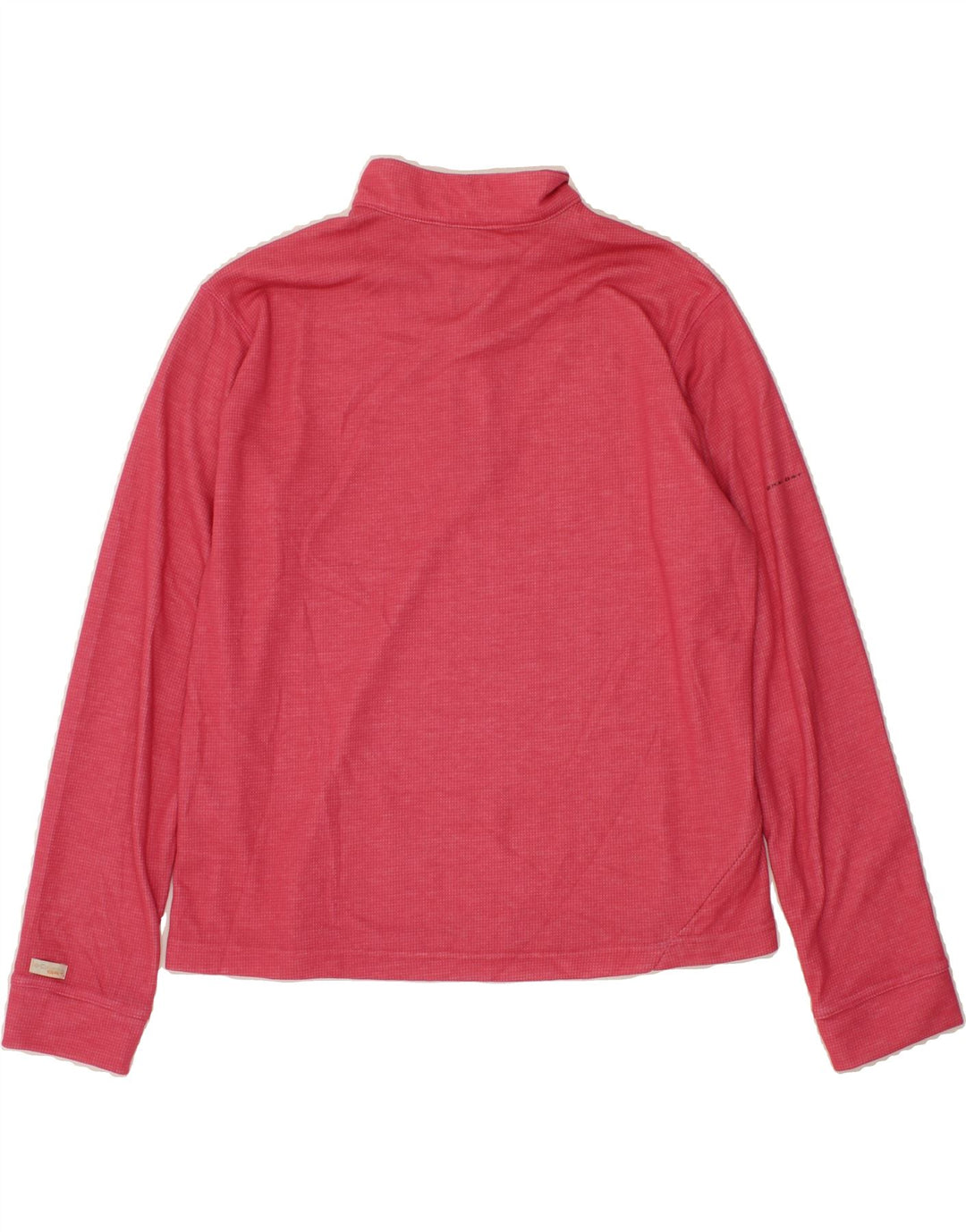 COLUMBIA Womens Zip Neck Pullover Tracksuit Top UK 18 XL Red Polyester Vintage Columbia and Second-Hand Columbia from Messina Hembry 