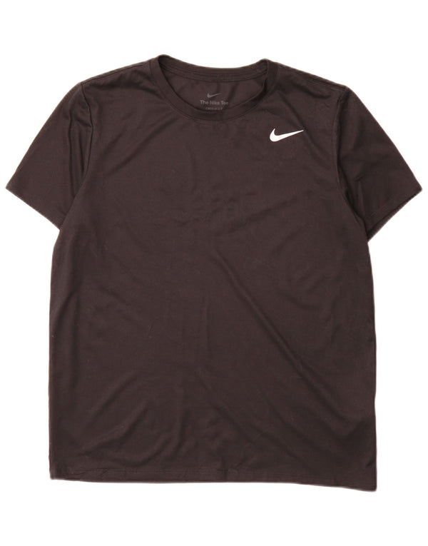 Camiseta Nike Mujer Dri Fit Top Mediano Negro Poliéster Deportes