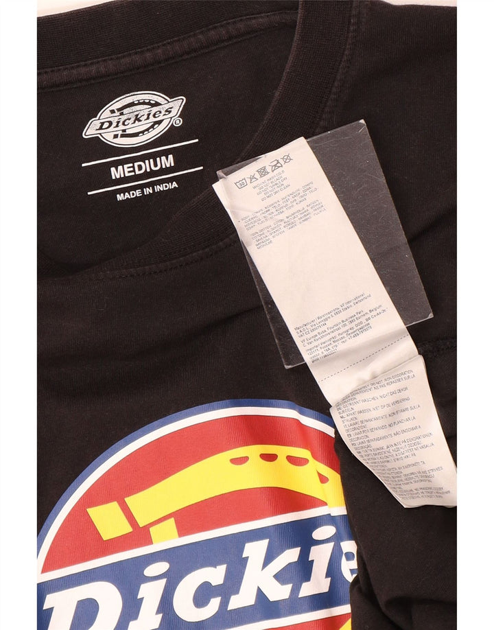 Dickies - Camiseta gráfica para hombre, talla mediana, algodón negro