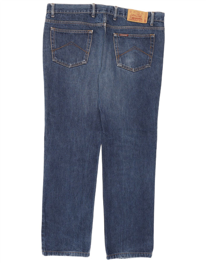 Carrera Mens 700 Regular Straight Jeans W40 L30 Azul Algodón Clásico