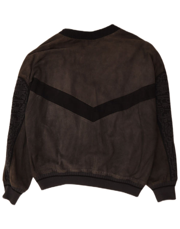 Torras Chaqueta Bomber de Ante para Hombre IT 54 2XL Gris