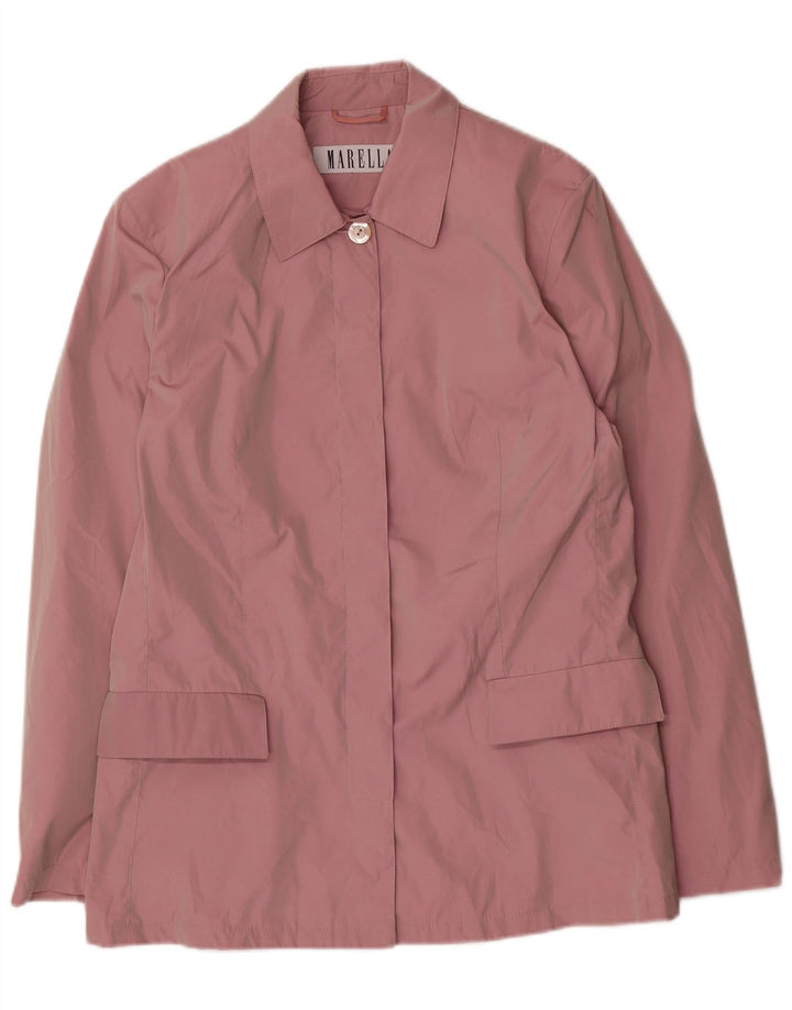 Marella Chaqueta utilitaria para mujer UK 44 Grande Poliéster rosa