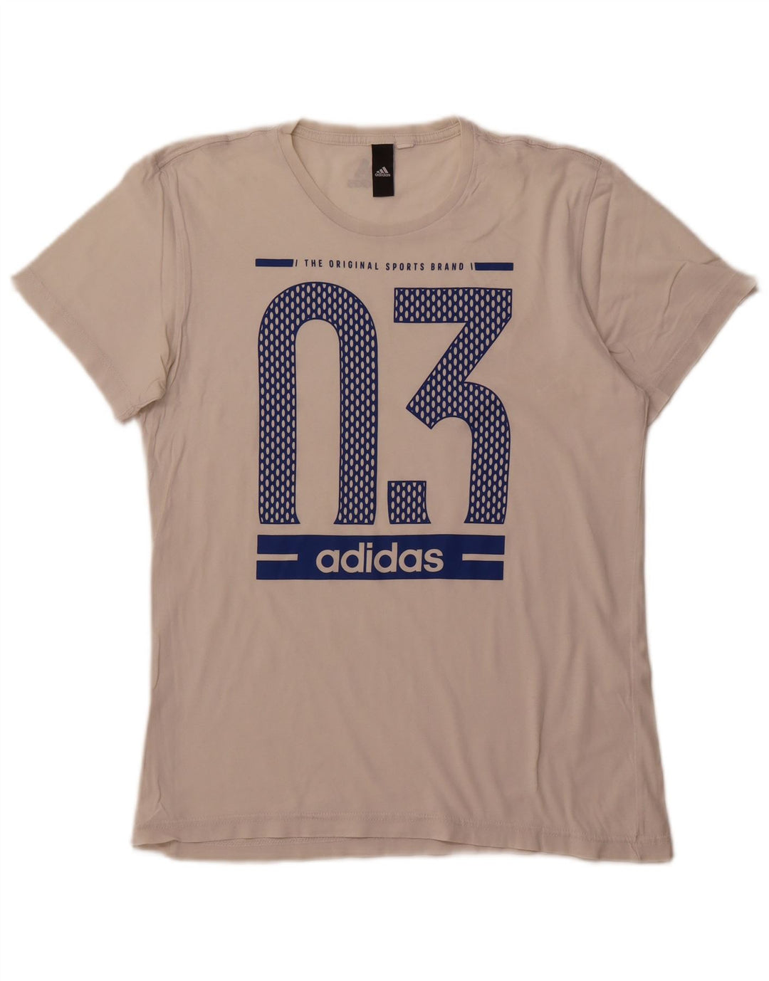 ADIDAS Camiseta gráfica para hombre Top Small White