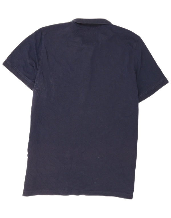 Crew Clothing Polo de manga corta para hombre XL Algodón azul marino