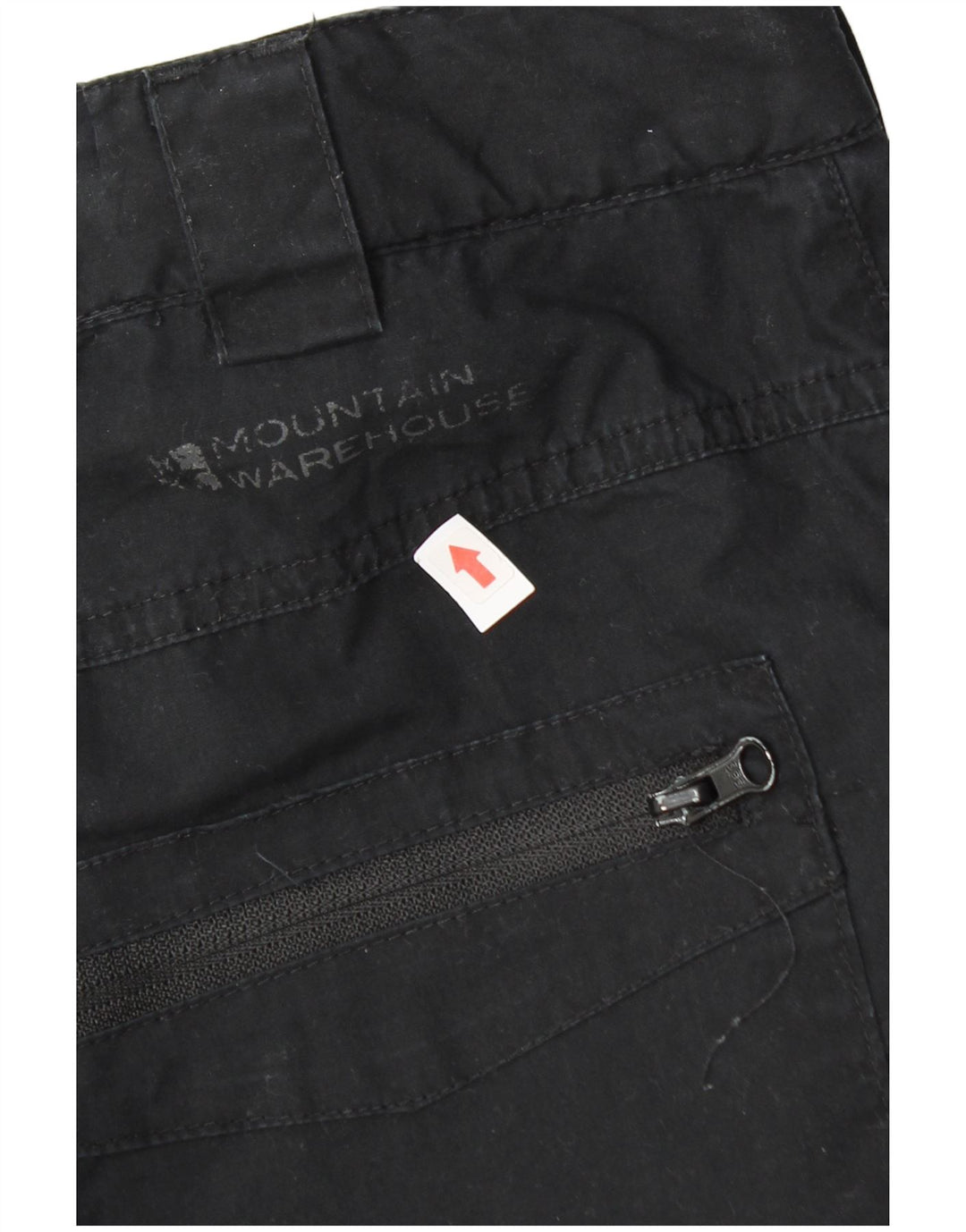 Pantalones cargo rectos para hombre de Mountain Warehouse W32 L31 Poliéster negro