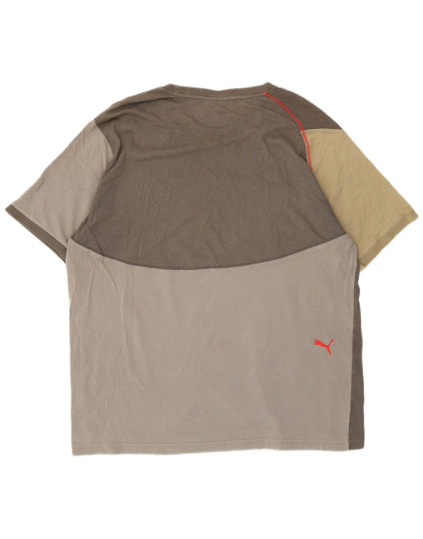 Puma Hombre Ducati Graphic Camiseta Top XL Gris Colorblock