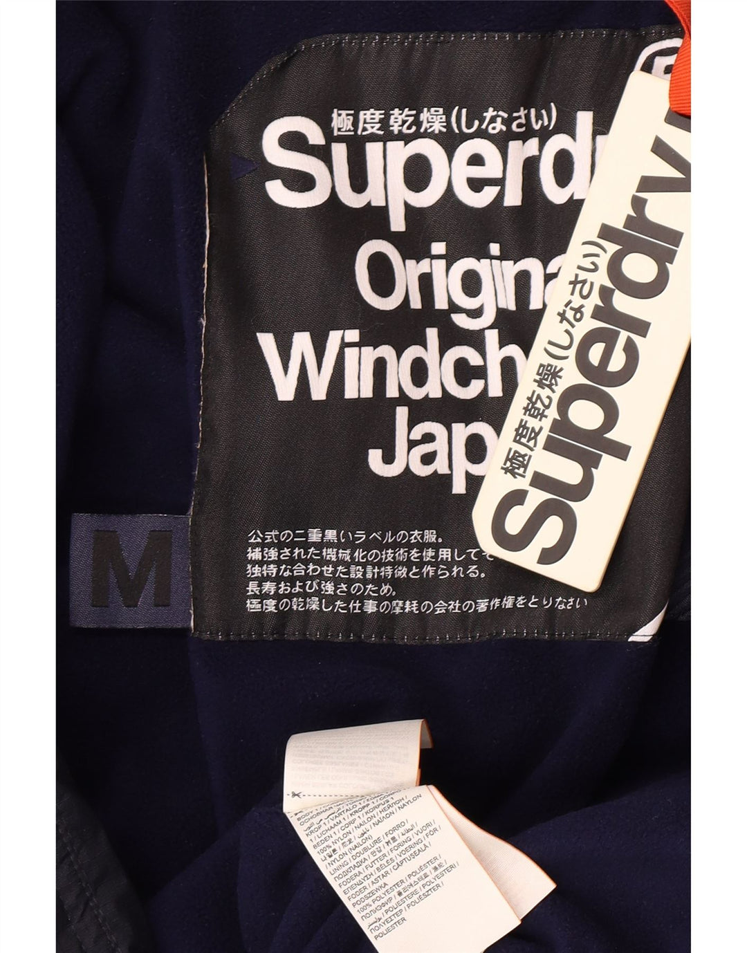 Superdry Chaqueta Acolchada Para Hombre UK 38 Medium Azul Marino Nylon