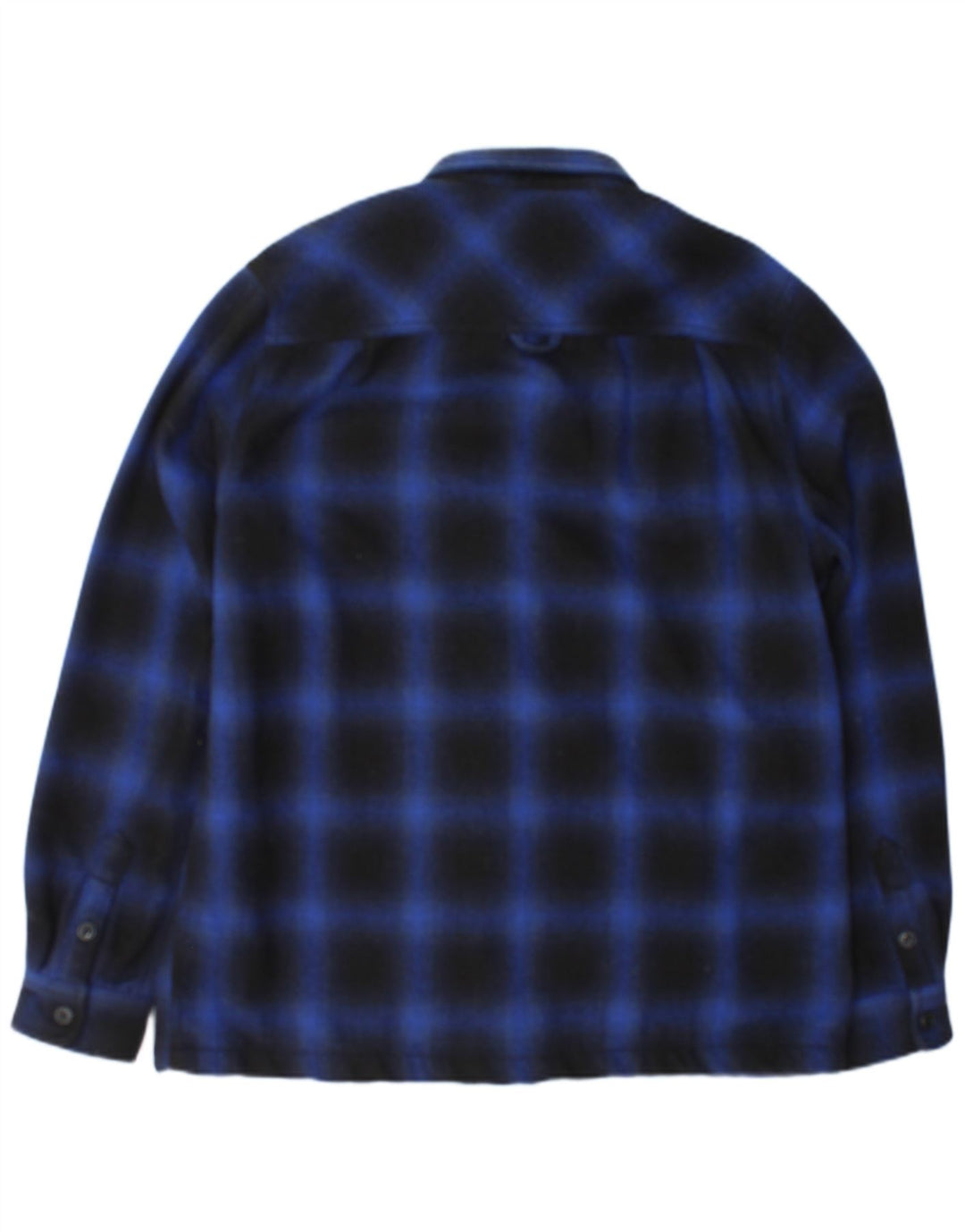 Superdry Camisa De Franela Lumberjack Para Hombre XL Poliéster A Cuadros Azul Marino