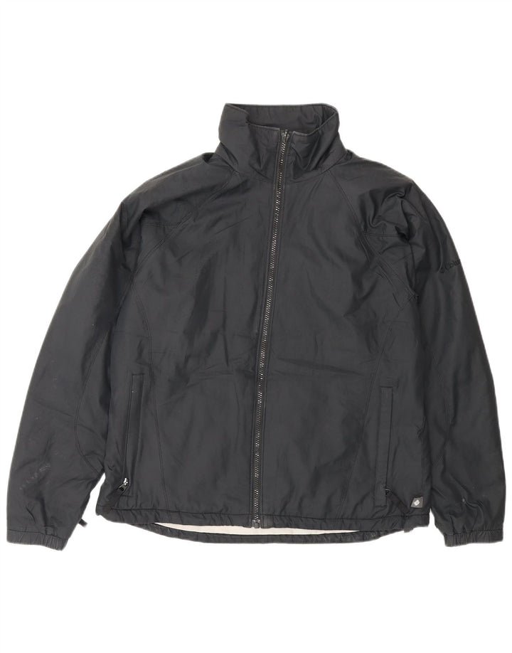 Columbia Chaqueta cortavientos para mujer UK 44 Mediana Poliéster negro