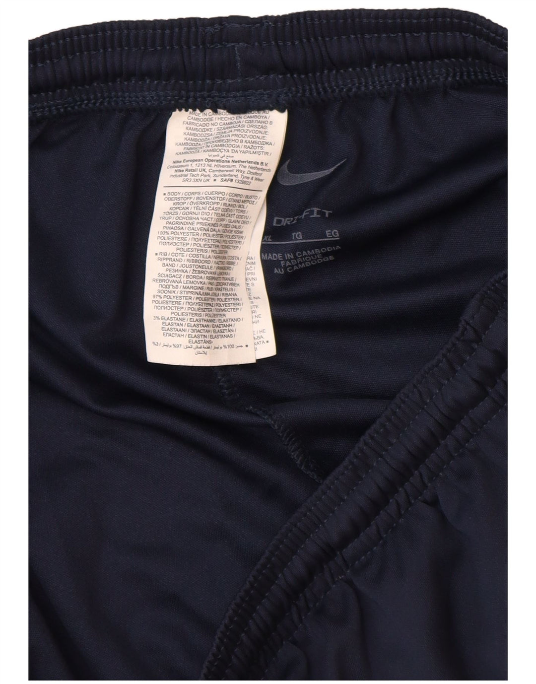 Pantalón Nike Hombre Dri Fit Chándal XL Azul Marino Poliéster