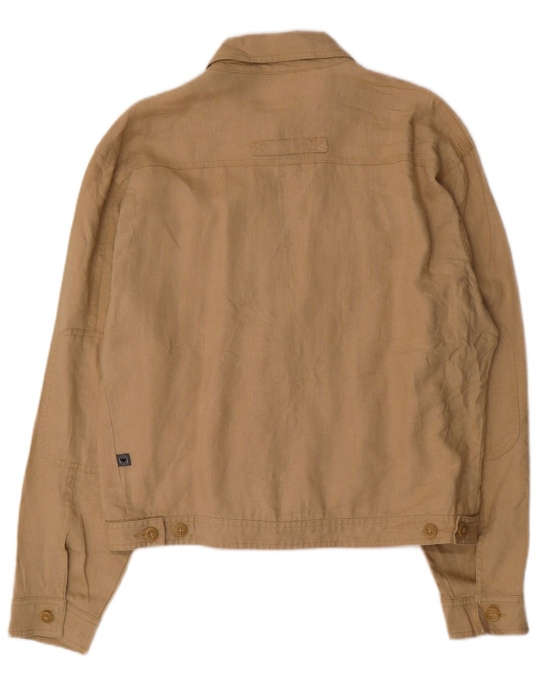 Pal Zileri Chaqueta utilitaria para mujer IT 52 2XL Beige Lino