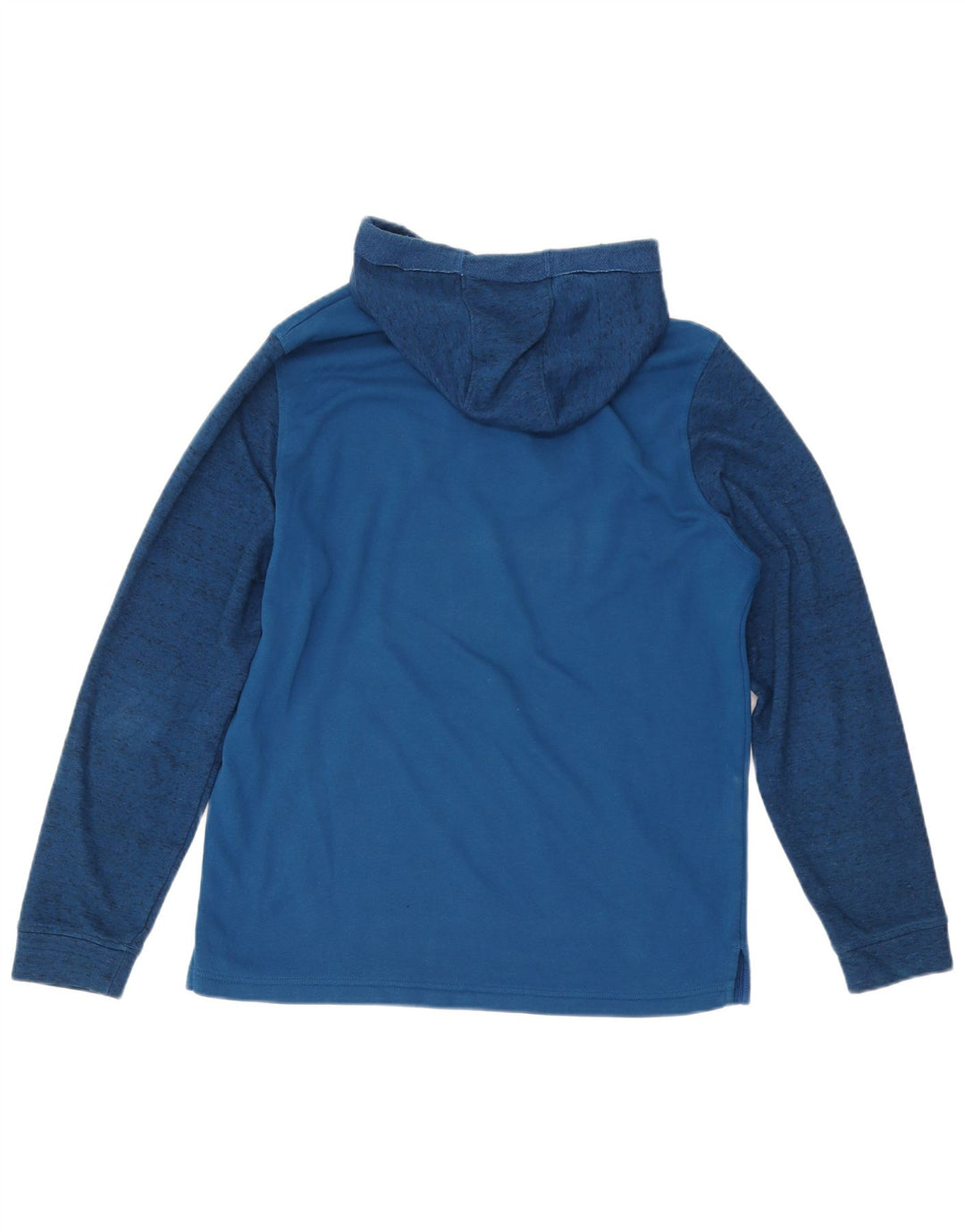 UNDER ARMOUR Jersey con capucha y estampado Cold Gear para hombre, color azul medio moteado