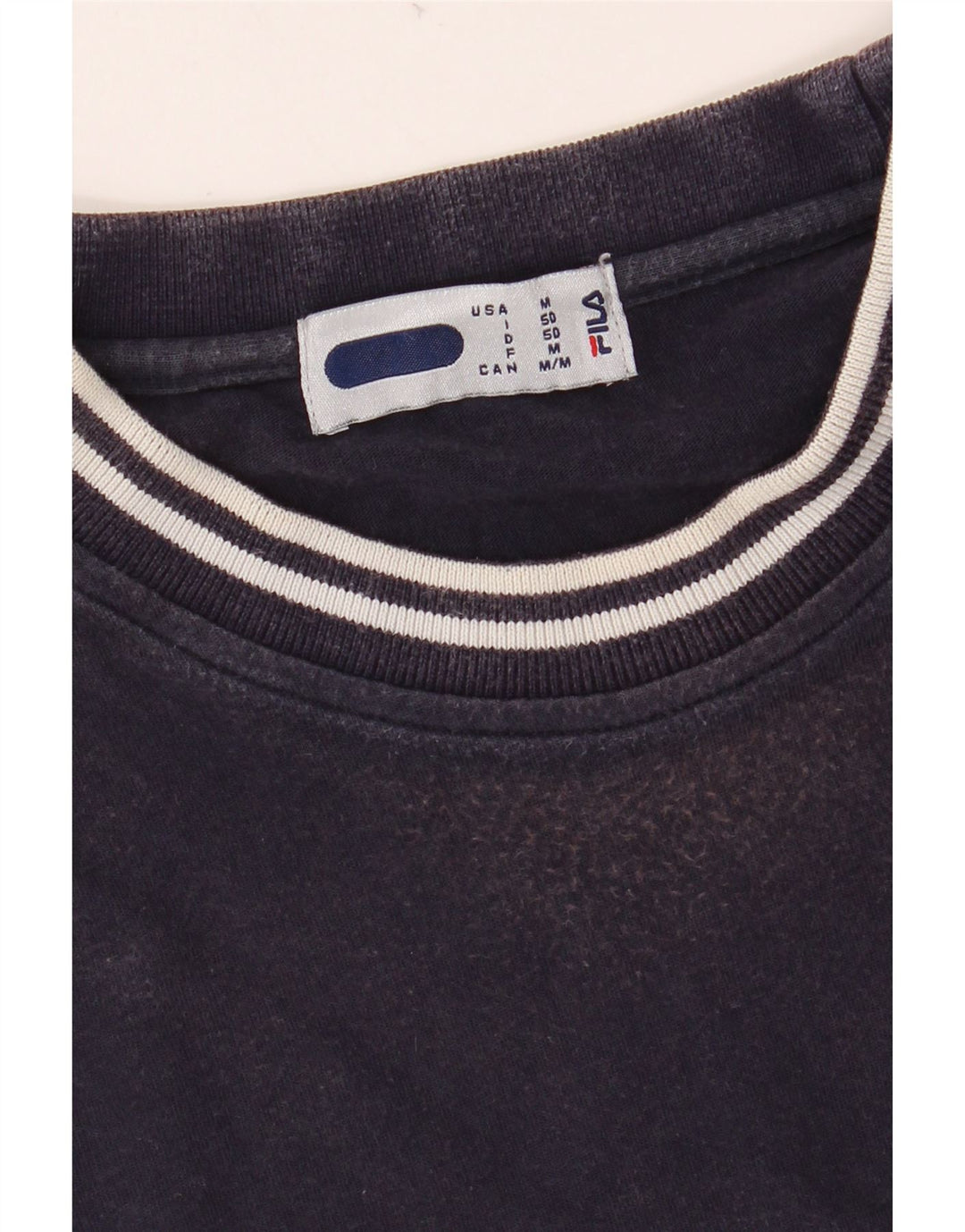 FILA Camiseta gráfica para hombre Top IT 50 Medium Azul marino Algodón