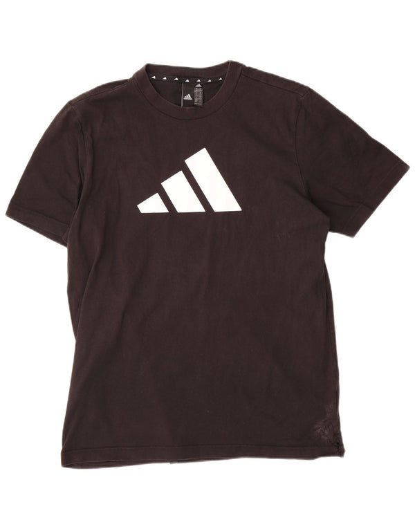 Adidas - Camiseta gráfica para hombre, talla mediana, algodón negro