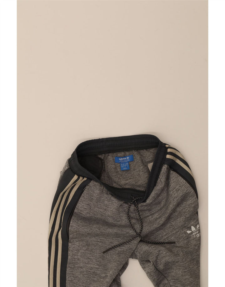 ADIDAS Mens Tracksuit Trousers Joggers Small  Grey Colourblock Polyester Vintage Adidas and Second-Hand Adidas from Messina Hembry 