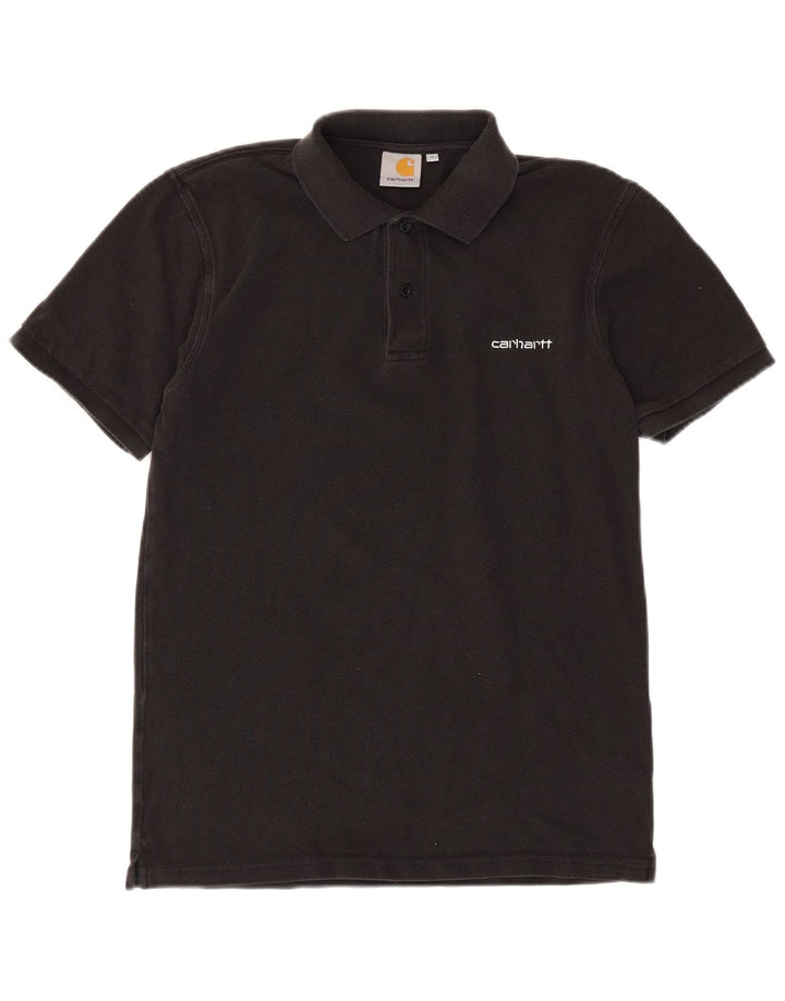 Carhartt Polo Hombre Pequeño Algodón Negro