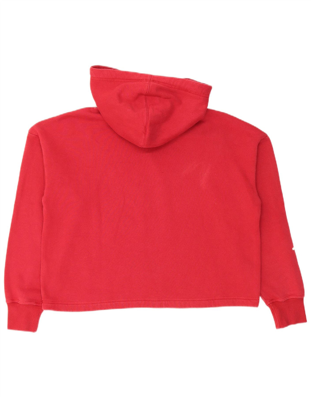 Champion Sudadera con capucha corta extragrande para mujer Reino Unido 14 Algodón rojo mediano