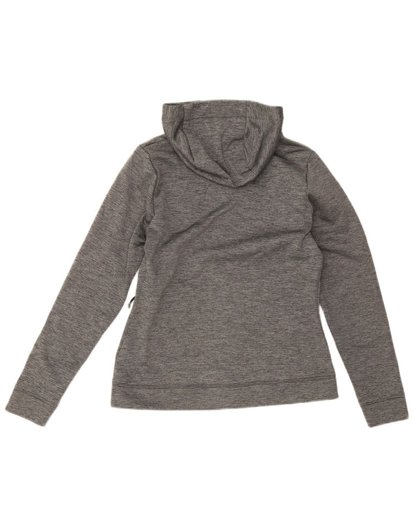 The North Face Sudadera con capucha y cremallera para mujer UK 12 Poliéster gris medio