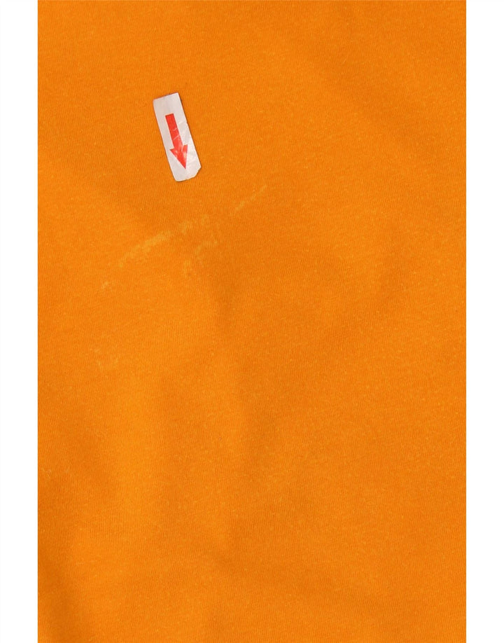 DIADORA Hombre Camiseta Gráfica Top Grande Naranja Algodón
