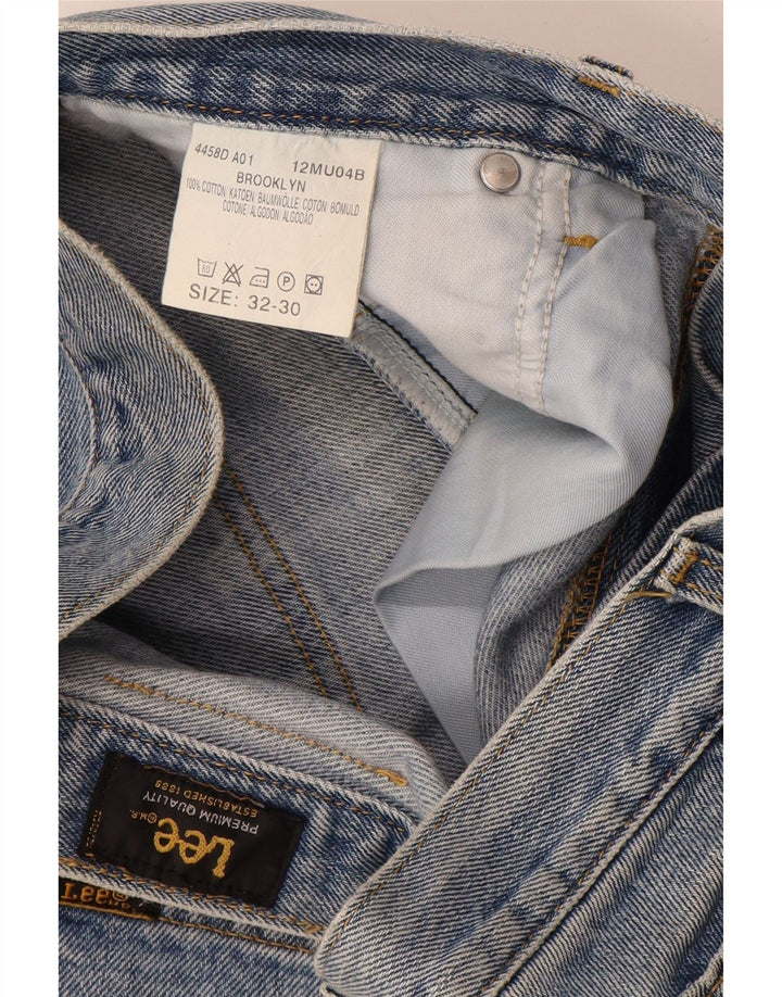 LEE Vaqueros rectos Brooklyn para hombre W32 L30 Algodón azul