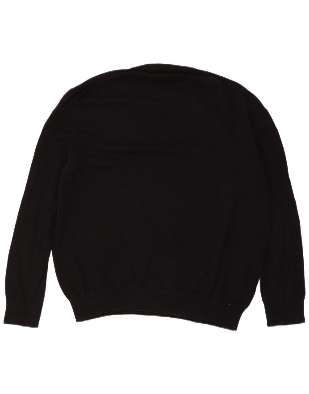 Marks & Spencer - Jersey con cuello en V para hombre, talla 2XL, algodón negro