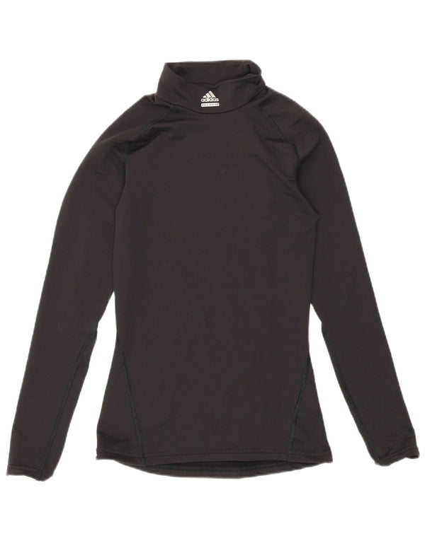 Adidas Mujer Climawarm Top Manga Larga UK 4 XS Negro Nylon