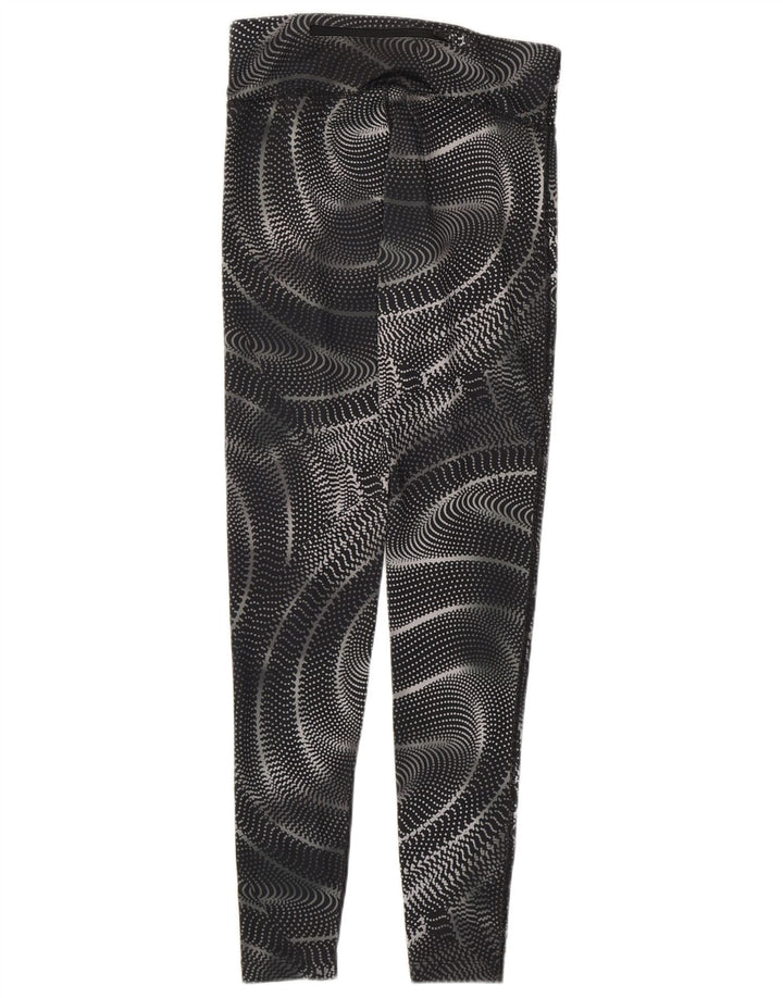 Nike Leggings Dri Fit para mujer UK 6 XS Poliéster geométrico negro