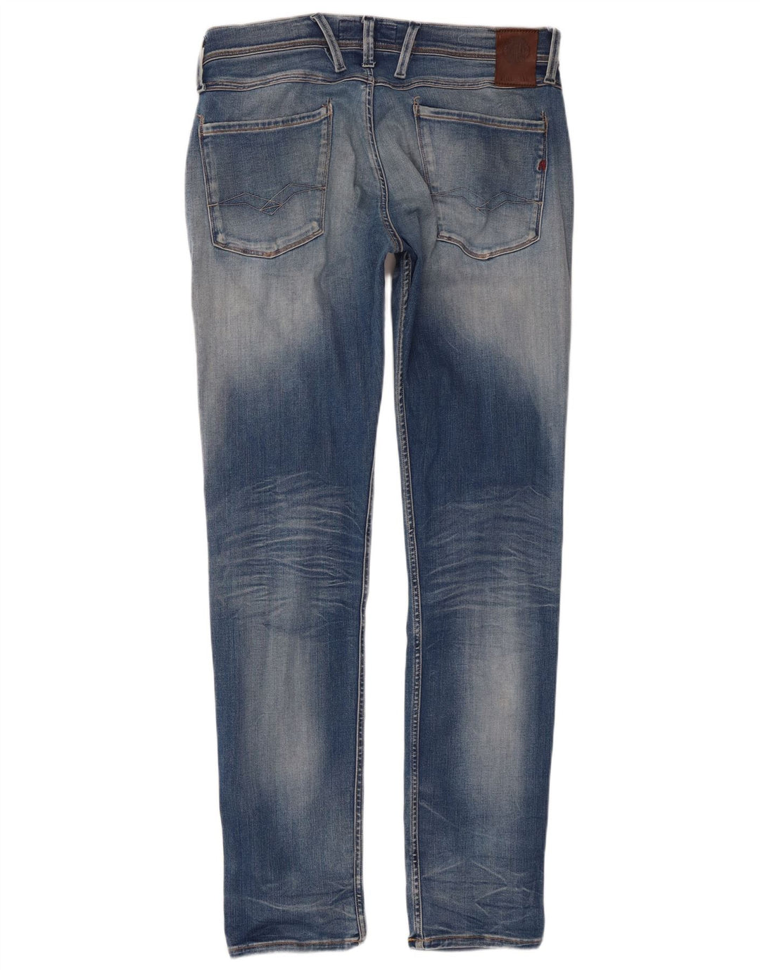 Replay Vaqueros Anbass Slim para Hombre W33 L34 Algodón Azul