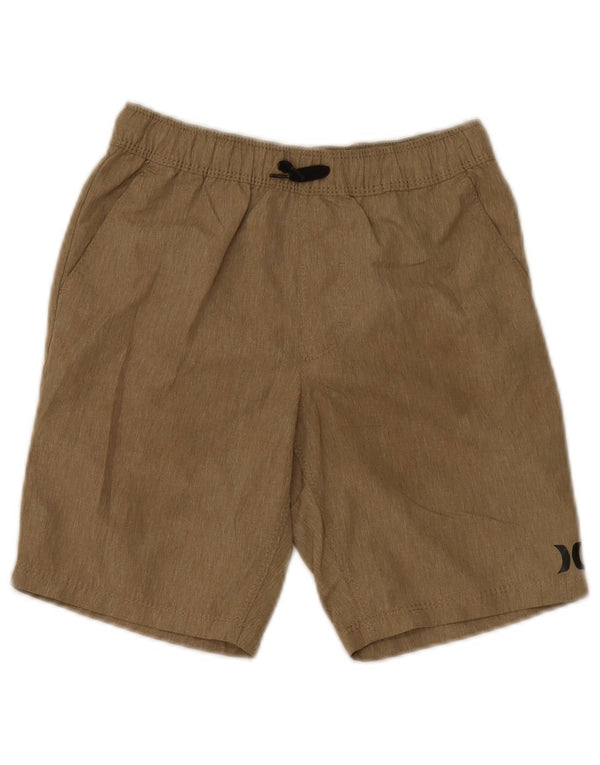 Hurley Shorts deportivos para niño 8-9 años Small Marrón Poliéster