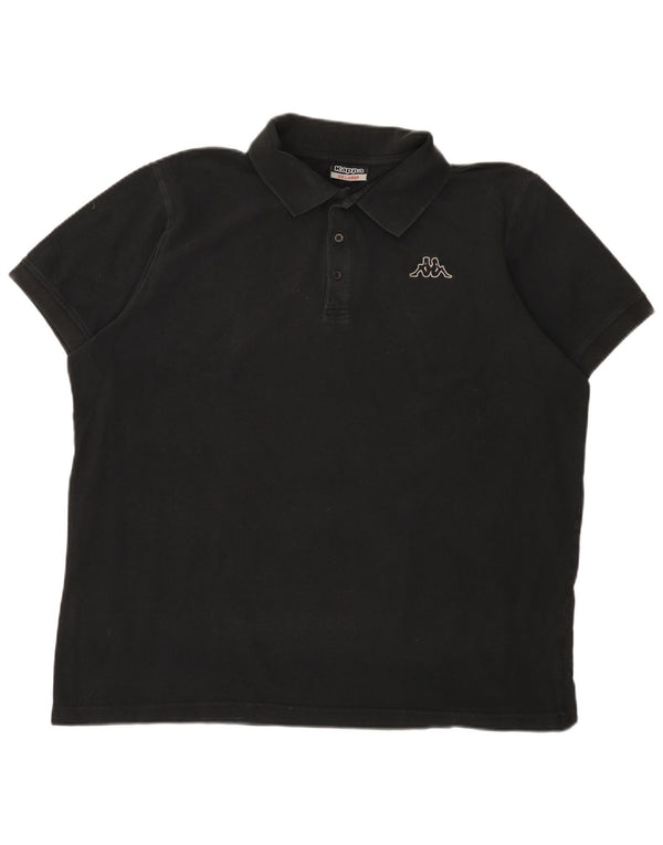 KAPPA Polo Hombre 2XL Algodón Negro