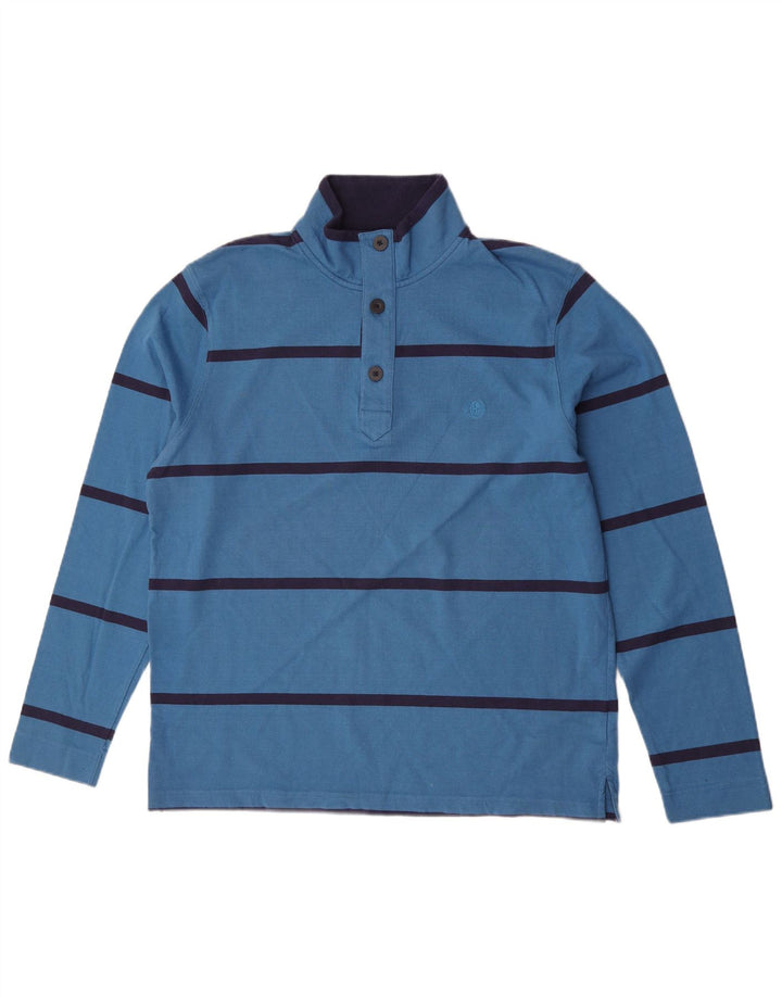 Marks & Spencer Hombre Azul Harbor Sudadera Jumper Grande Rayas Azules