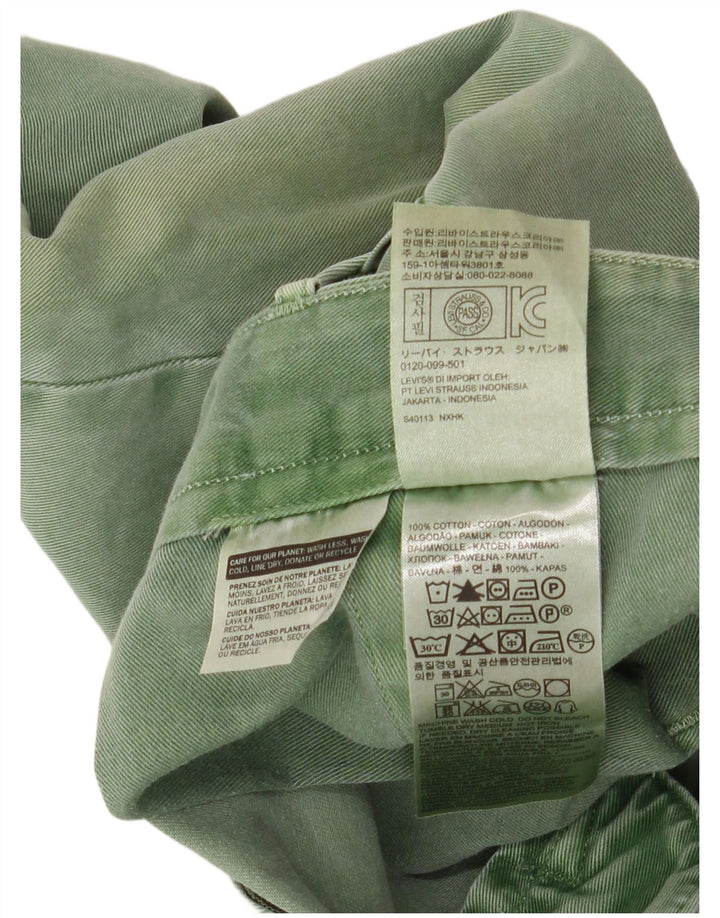 Pantalones cortos chinos Levi's para hombre W32 Algodón verde medio