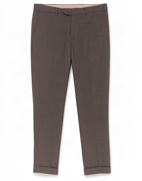 Massimo Dutti Pantalón Chino Slim Fit Hombre EU 40 Medium W31 L30 Gris Algodón