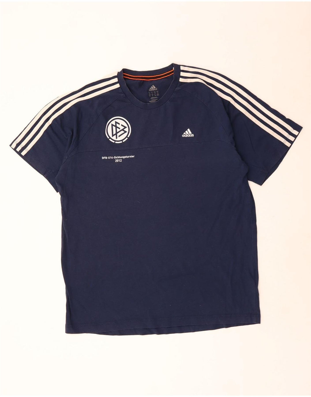 Adidas Hombre Climalite Graphic Camiseta Top XL Azul Marino Poliéster