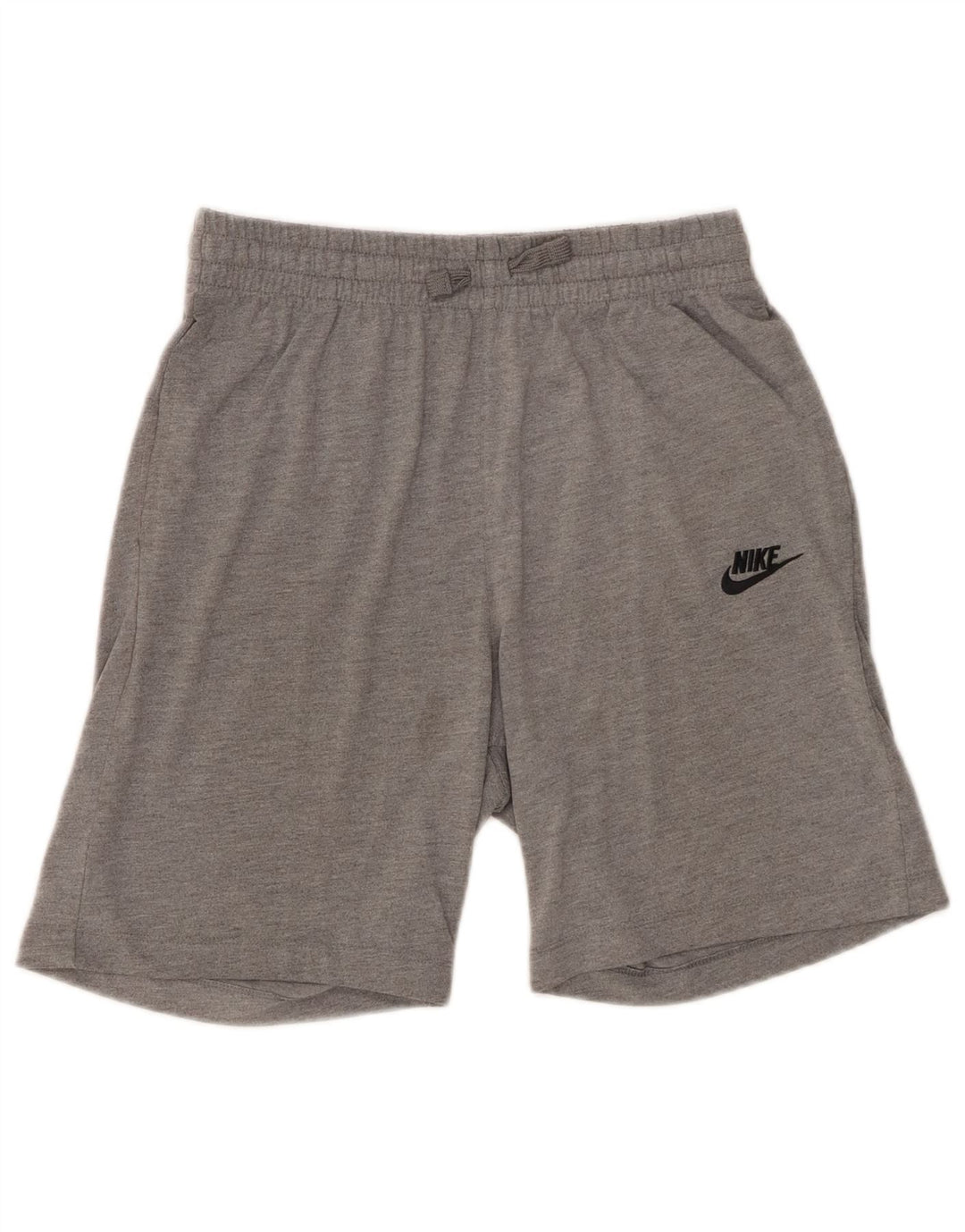 Nike Pantalones cortos deportivos para niños 13-14 años XL Gris Poliéster moteado