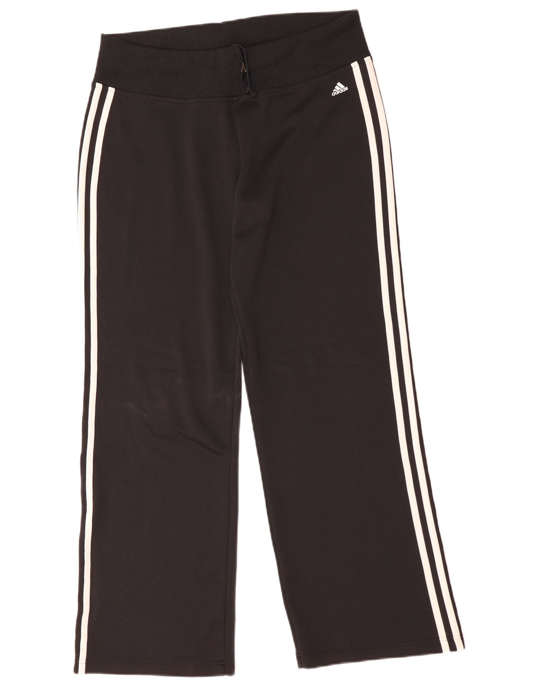 ADIDAS Pantalones de chándal para mujer UK 46 Grande Poliéster negro