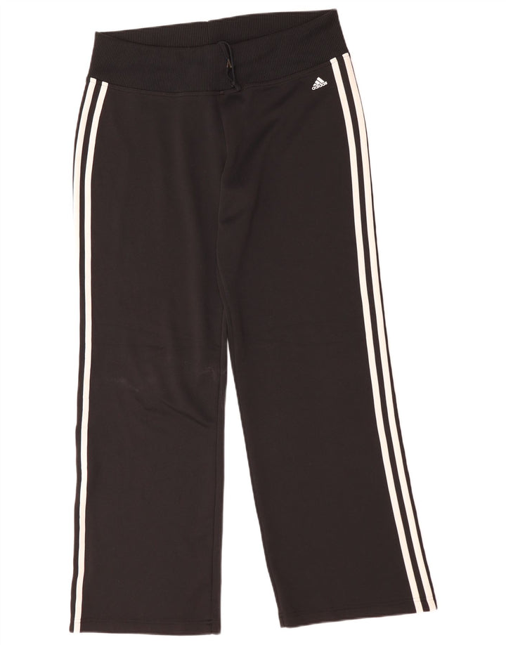 ADIDAS Pantalones de chándal para mujer UK 46 Grande Poliéster negro