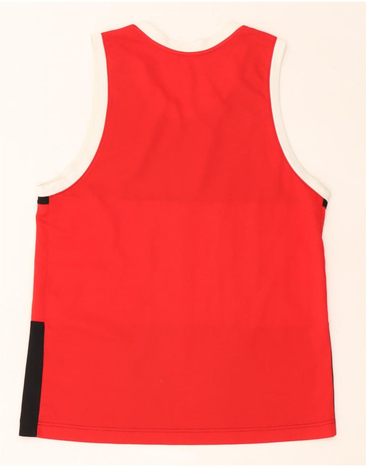 Nike Camiseta sin mangas Dri Fit Graphic para hombre, talla grande, color negro