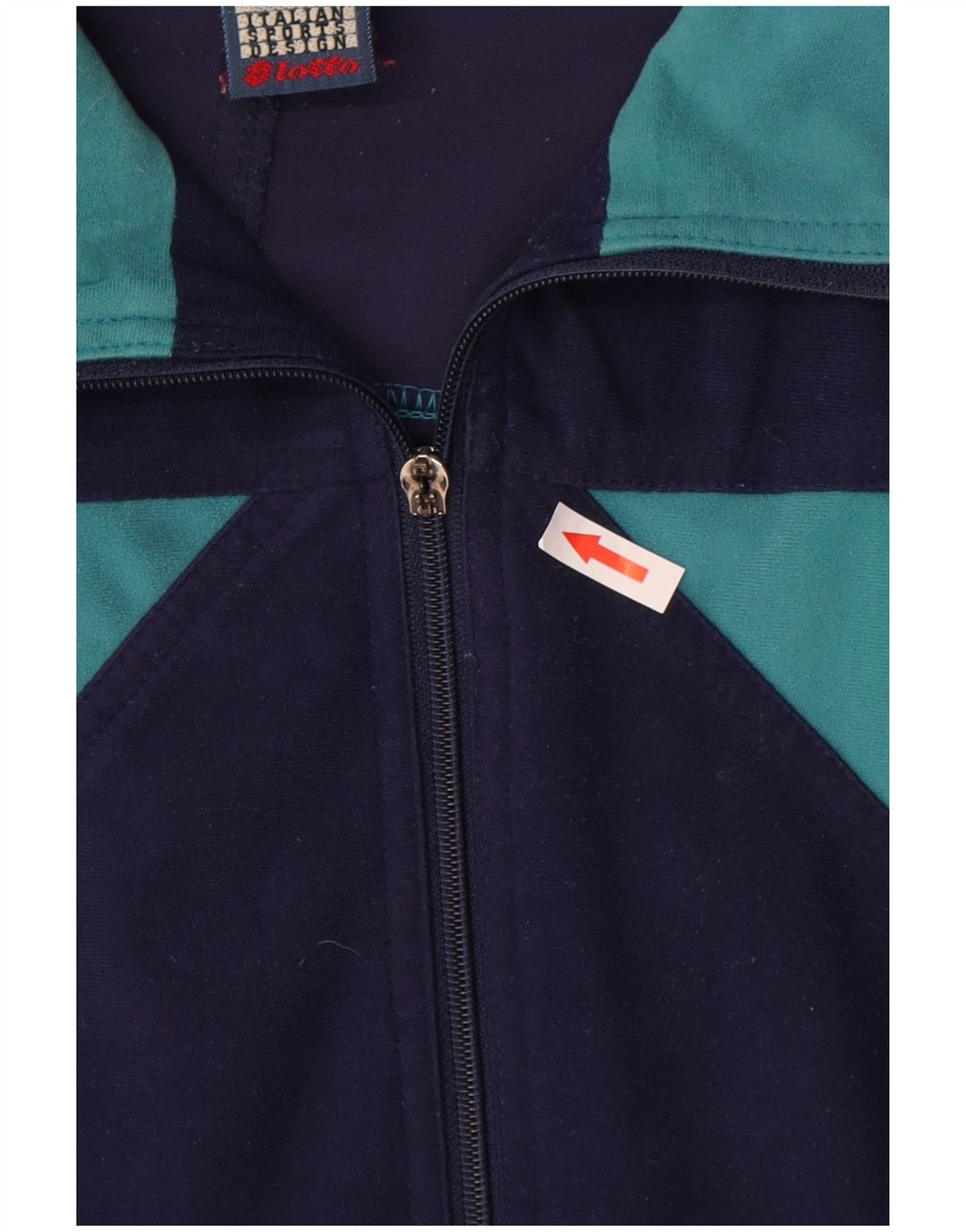 Lotto Mens Graphic Chándal Top Chaqueta Grande Azul Marino Colorblock