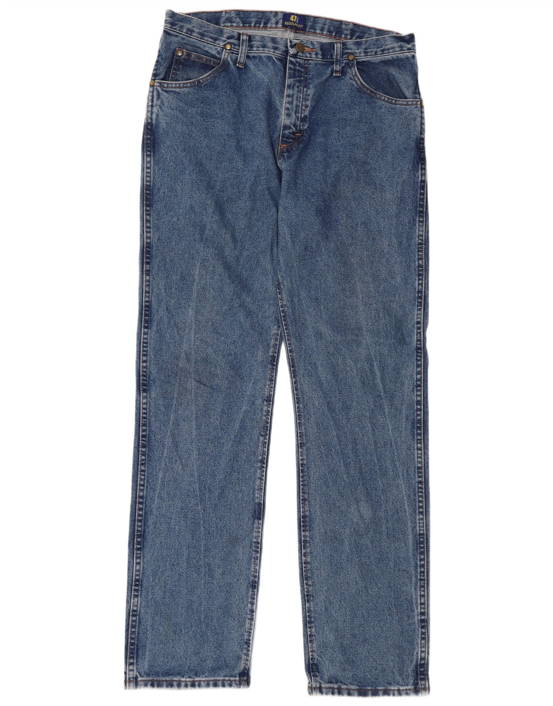 WRANGLER Vaqueros rectos para hombre W34 L34 Algodón azul