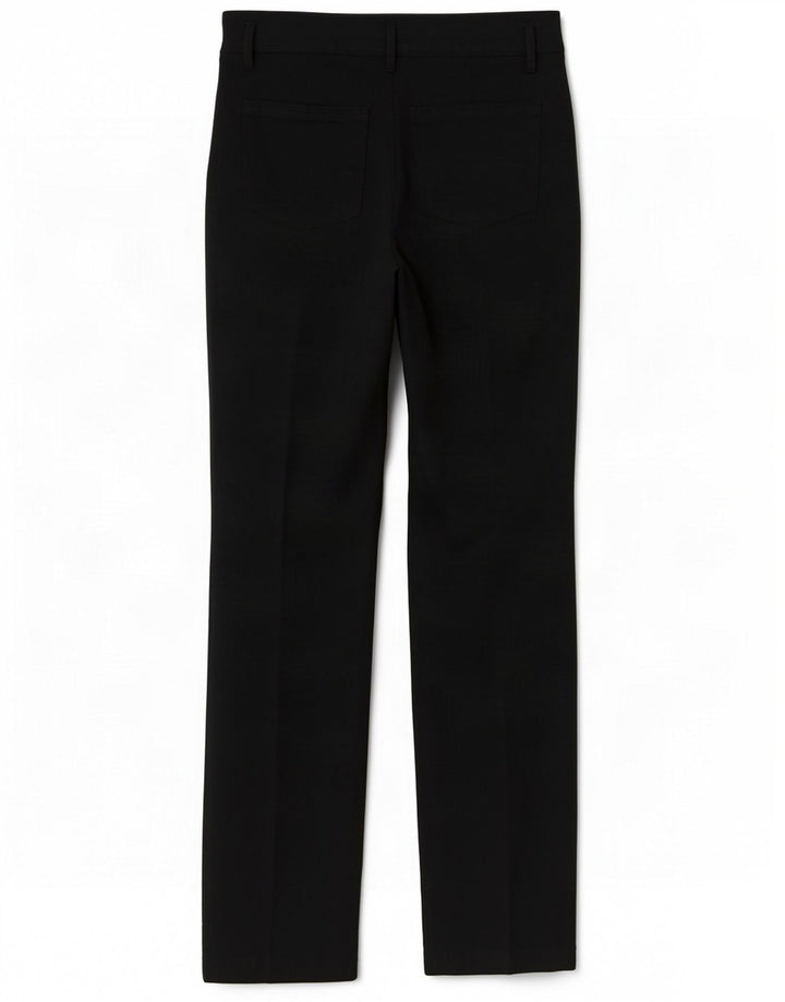 Zara Mujer Pantalón Casual Bootcut Pequeño W26 L30 Negro