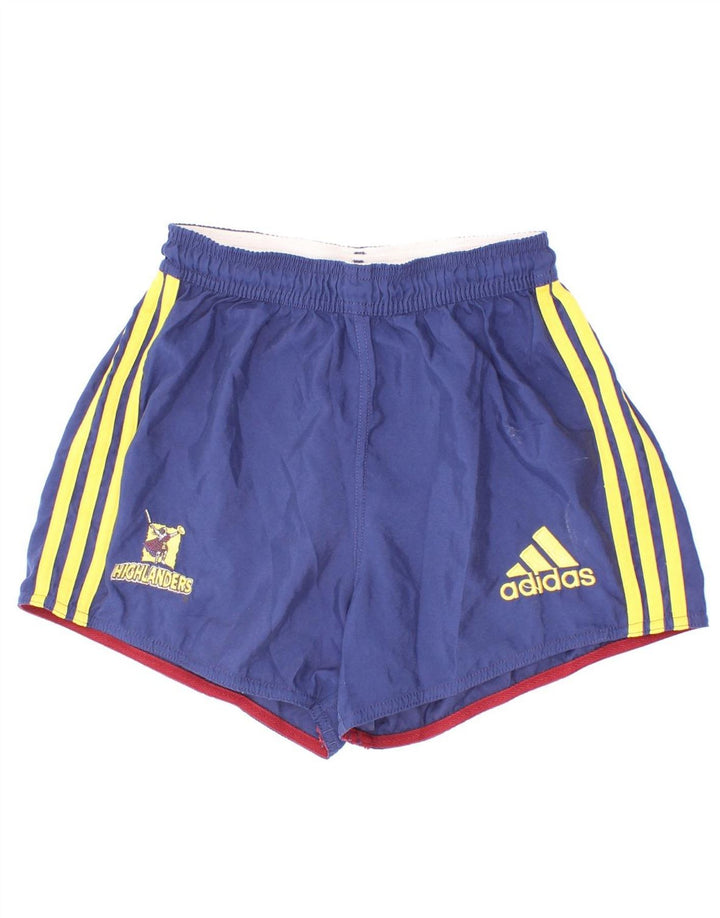 Adidas Pantalones cortos deportivos con gráficos para niños 9-10 años Pequeño Azul marino Poliéster