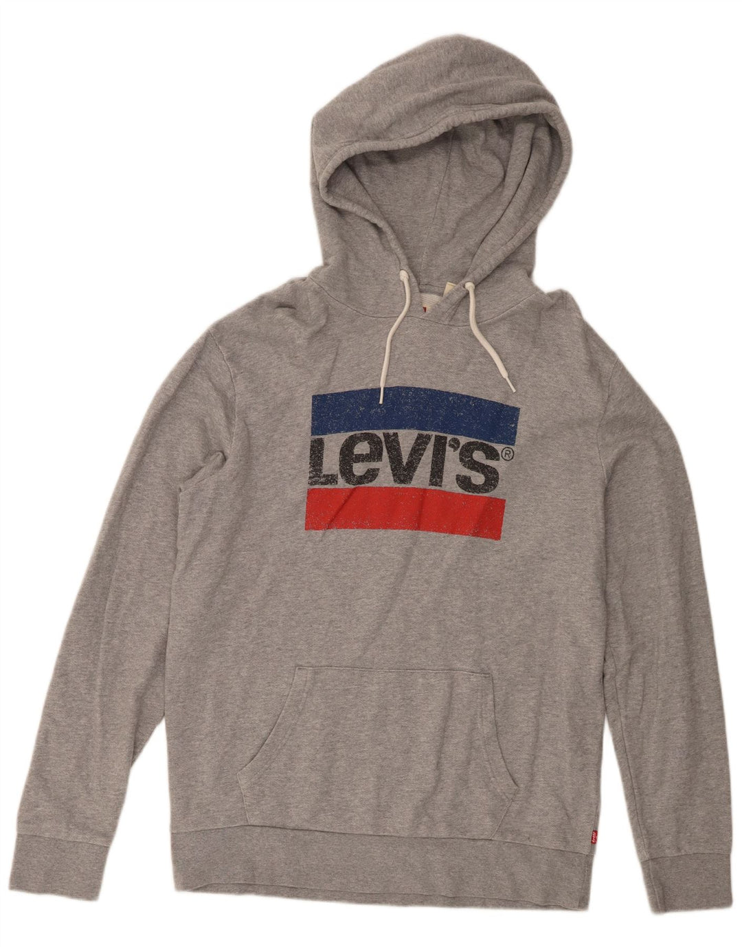 Levi's Jersey con capucha y estampado estándar de algodón gris medio para hombre