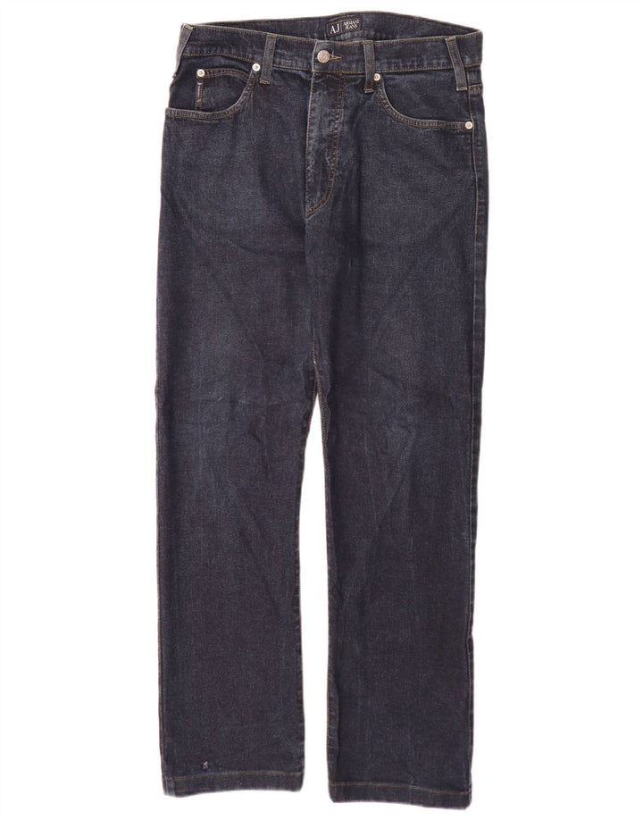 Vaqueros Armani Hombre Rectos W32 L30 Algodón Azul