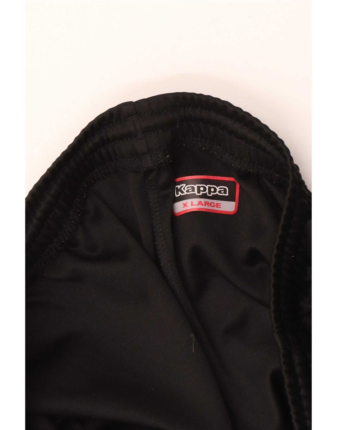 Kappa Hombre Pantalones De Chándal Gráfico XL Negro