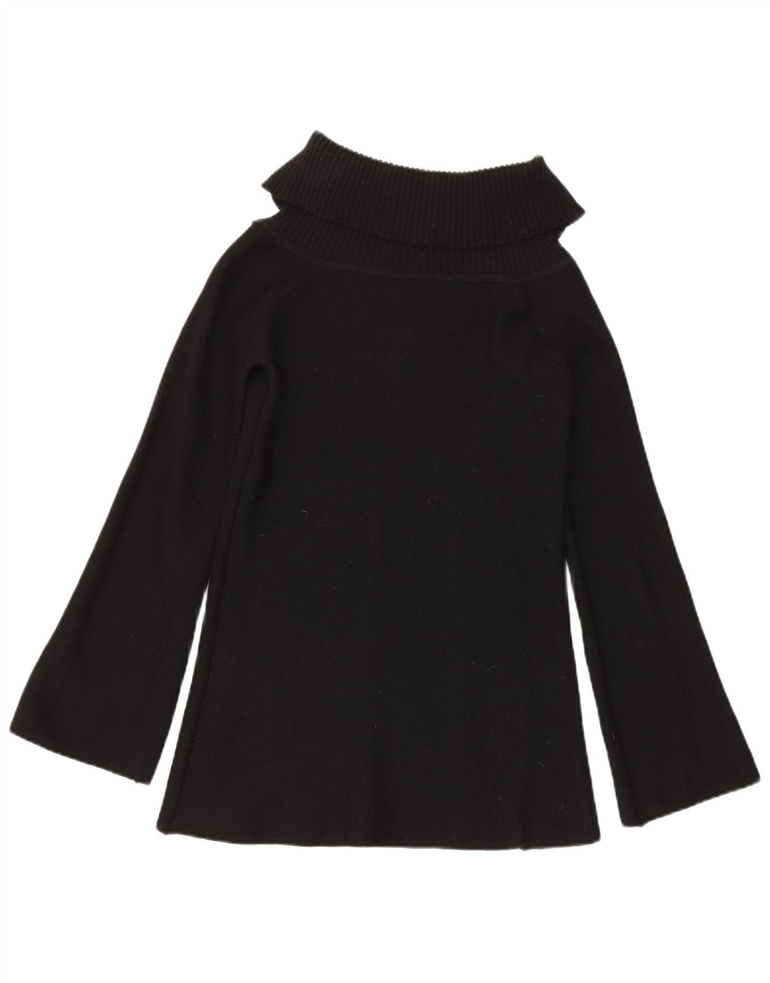 Luisa Spagnoli Suéter con cuello vuelto para mujer UK 10 Small Black